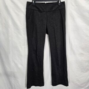 CAbi 542R Gray Rave Trouser Size 6 Regular Length‎ Flare Pull On Stretch Ponte